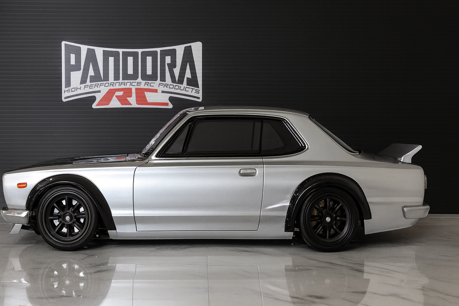 Pandora Nissan Skyline HT 2000GT-R (KPGC10) Custom Body Shell (Unpainted) – 1/10 RC Drift & Touring | PAB-3203