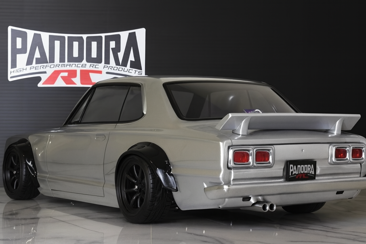 Pandora Nissan Skyline HT 2000GT-R (KPGC10) Custom Body Shell (Unpainted) – 1/10 RC Drift & Touring | PAB-3203