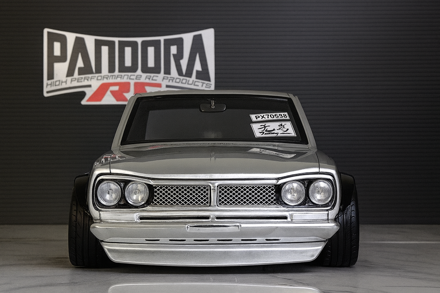 Pandora Nissan Skyline HT 2000GT-R (KPGC10) Custom Body Shell (Unpainted) – 1/10 RC Drift & Touring | PAB-3203