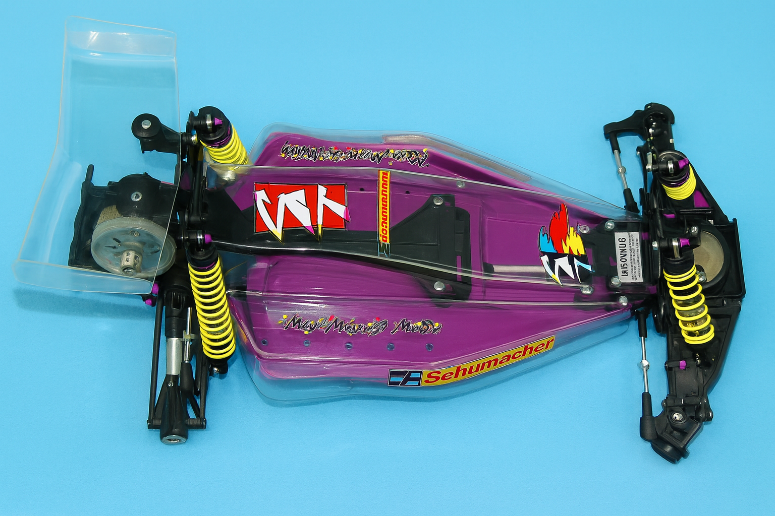 Schumacher Cougar 2 Works Vintage RC Chassis – Collector’s Edition | Purple Chassis, Tamiya / Kyosho / Yokomo Era