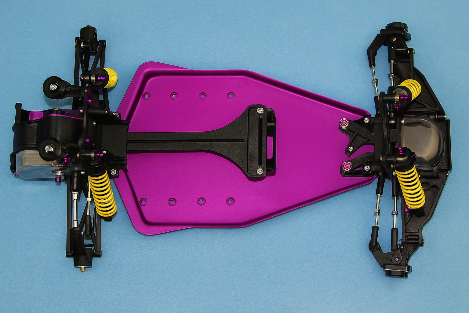 Schumacher Cougar 2 Works Vintage RC Chassis – Collector’s Edition | Purple Chassis, Tamiya / Kyosho / Yokomo Era