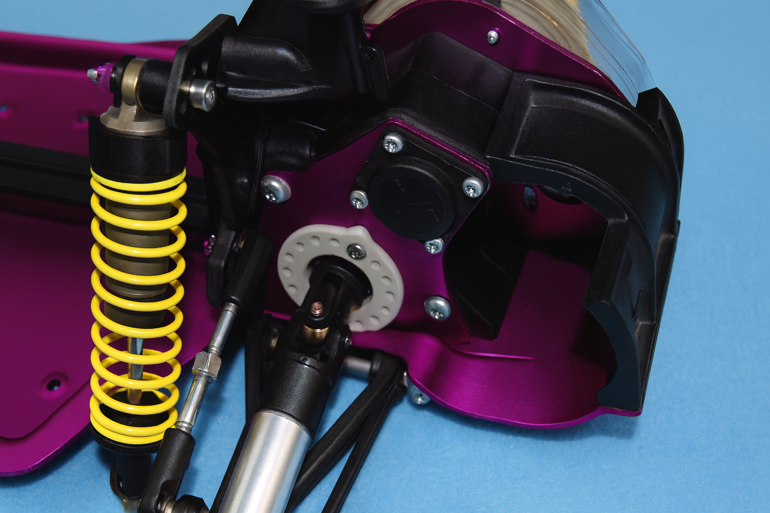 Schumacher Cougar 2 Works Vintage RC Chassis – Collector’s Edition | Purple Chassis, Tamiya / Kyosho / Yokomo Era