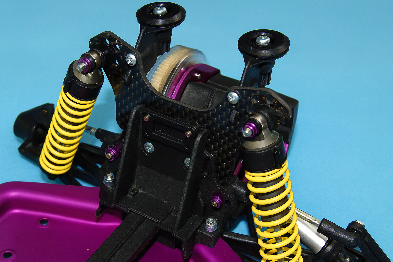 Schumacher Cougar 2 Works Vintage RC Chassis – Collector’s Edition | Purple Chassis, Tamiya / Kyosho / Yokomo Era