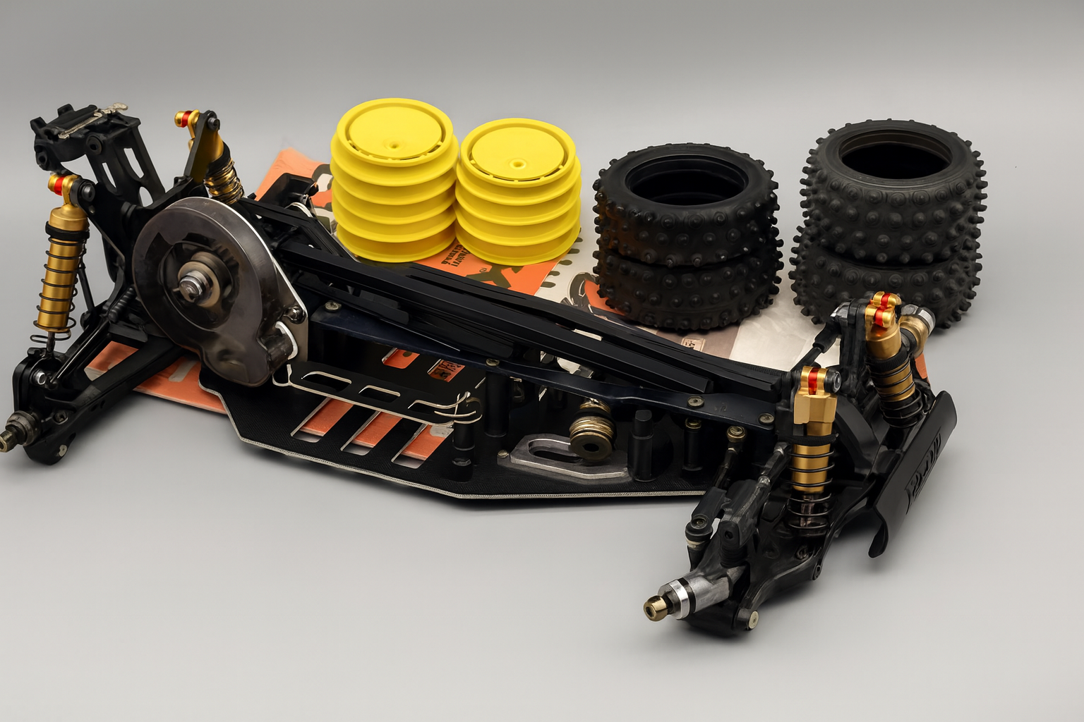 Kyosho Lazer ZX – First Generation Vintage 4WD Buggy | New Body & Undertray, Repro Decals, Never Run