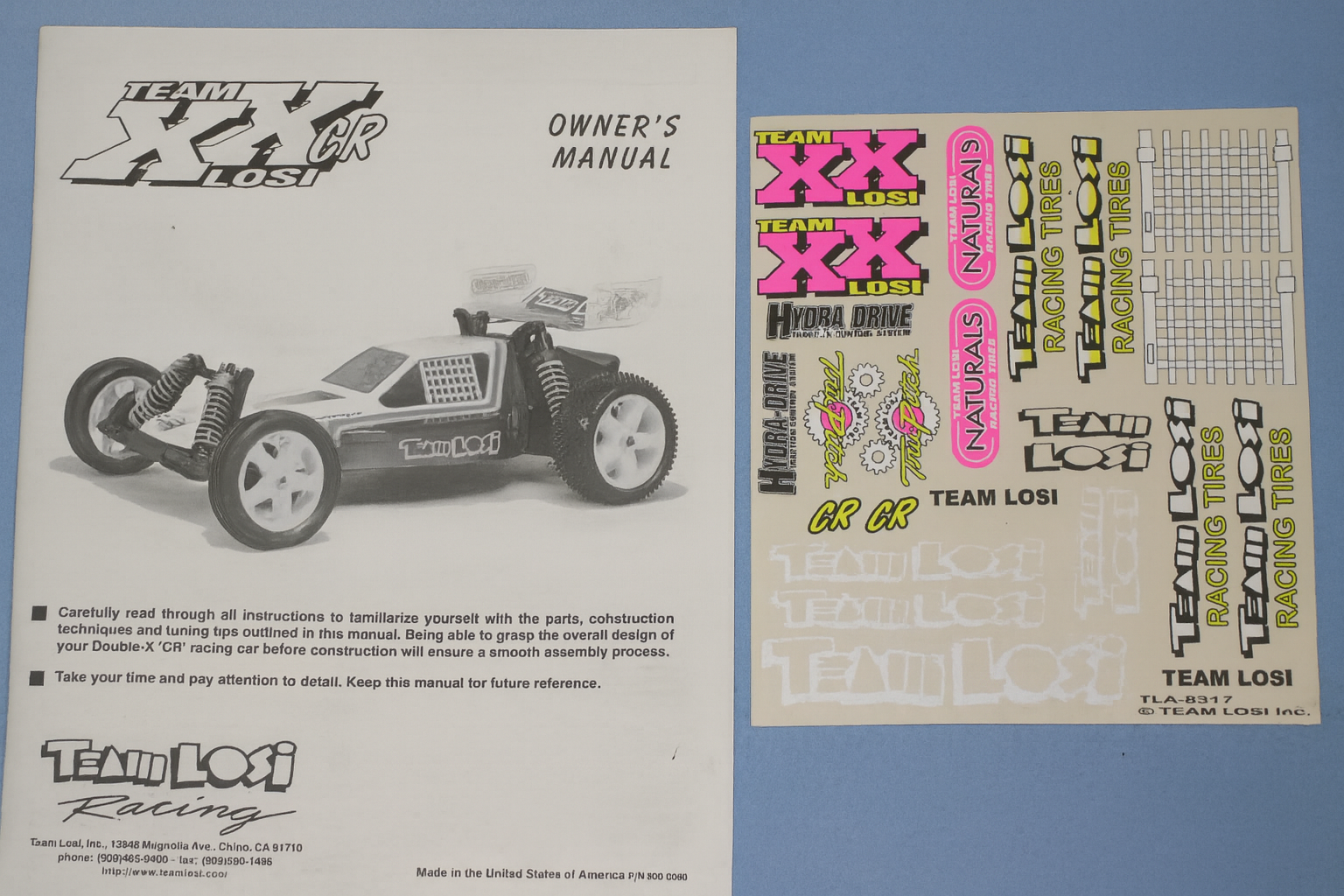 Team Losi XX CR Vintage RC Buggy Kit – Brand New Unassembled | Rare Hydra Drive Limited Slip System