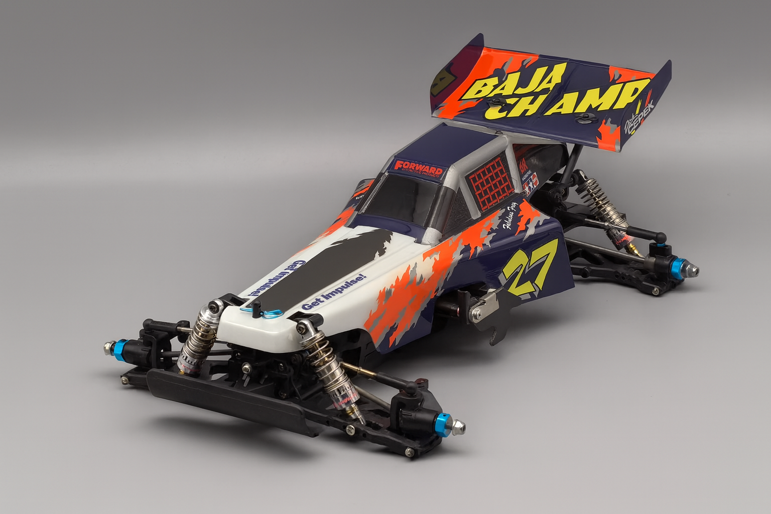 Tamiya Baja Champ Modified Buggy – TL-01 Chassis Collector’s Edition | Upgraded Arms, Driveshafts & Shocks