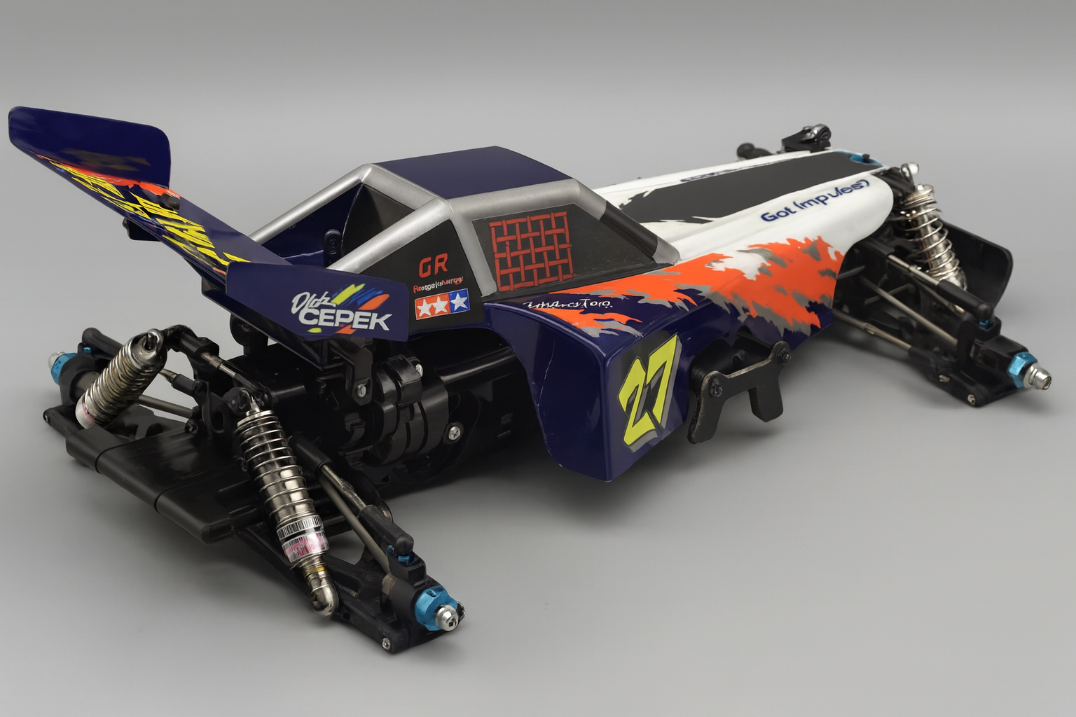 Tamiya Baja Champ Modified Buggy – TL-01 Chassis Collector’s Edition | Upgraded Arms, Driveshafts & Shocks