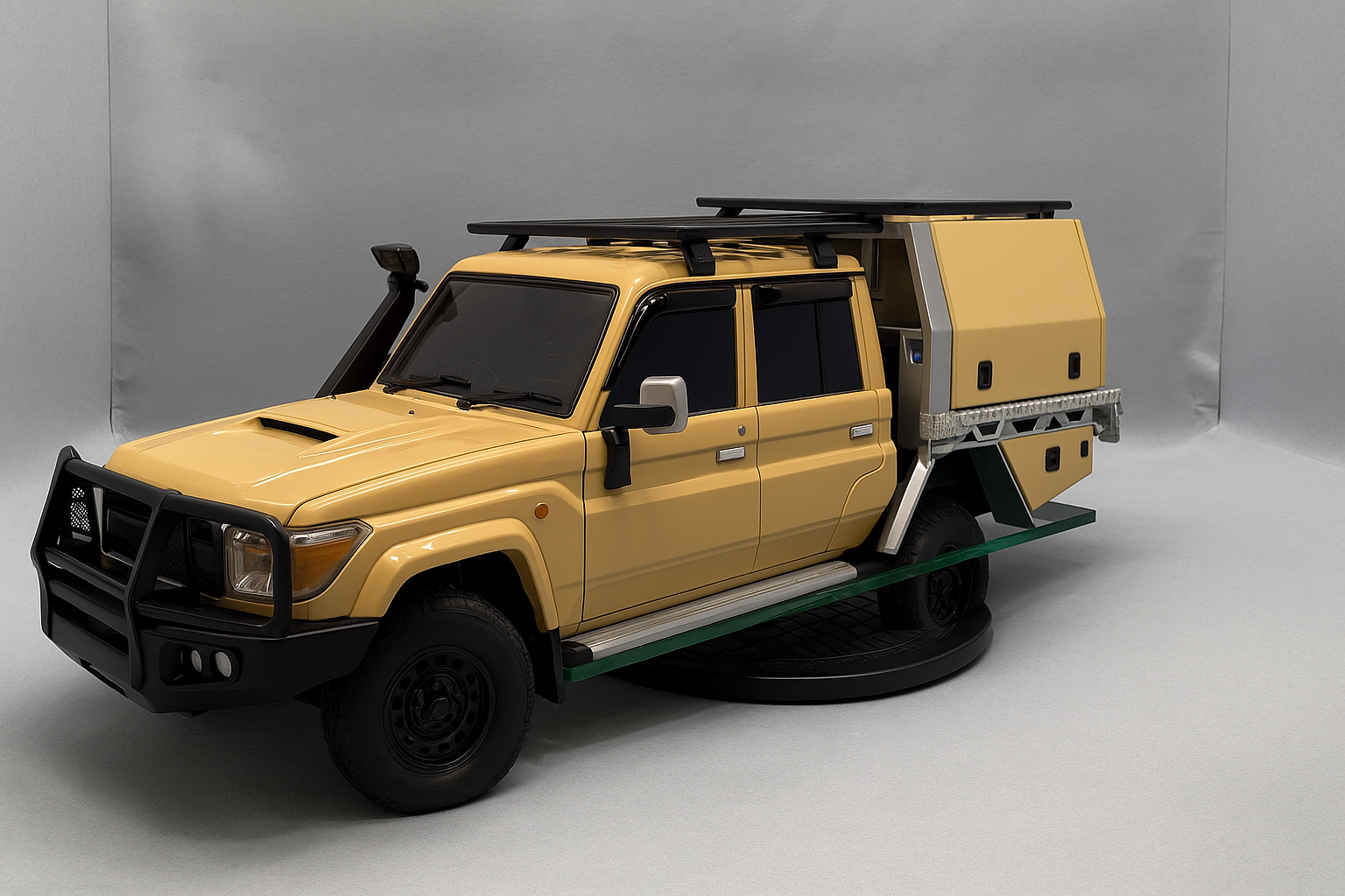Toyota Land Cruiser 79 RTR — 1/10 Scale RC Crawler with Functional Tailgate & Drawers