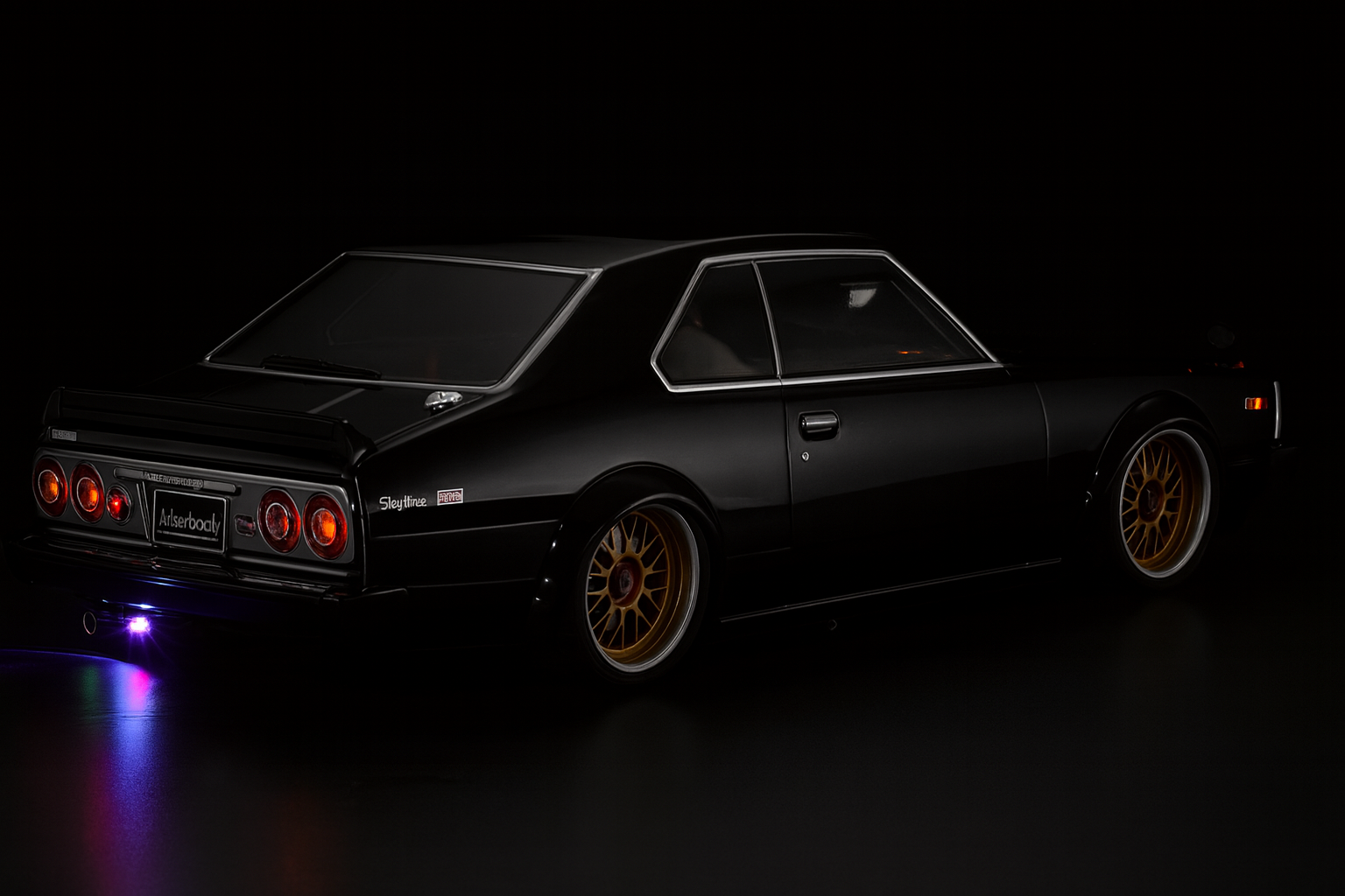 Nissan Skyline C211 RC Body Shell — 1/10 Pre-Painted Drift/Touring with Optional LED Kit