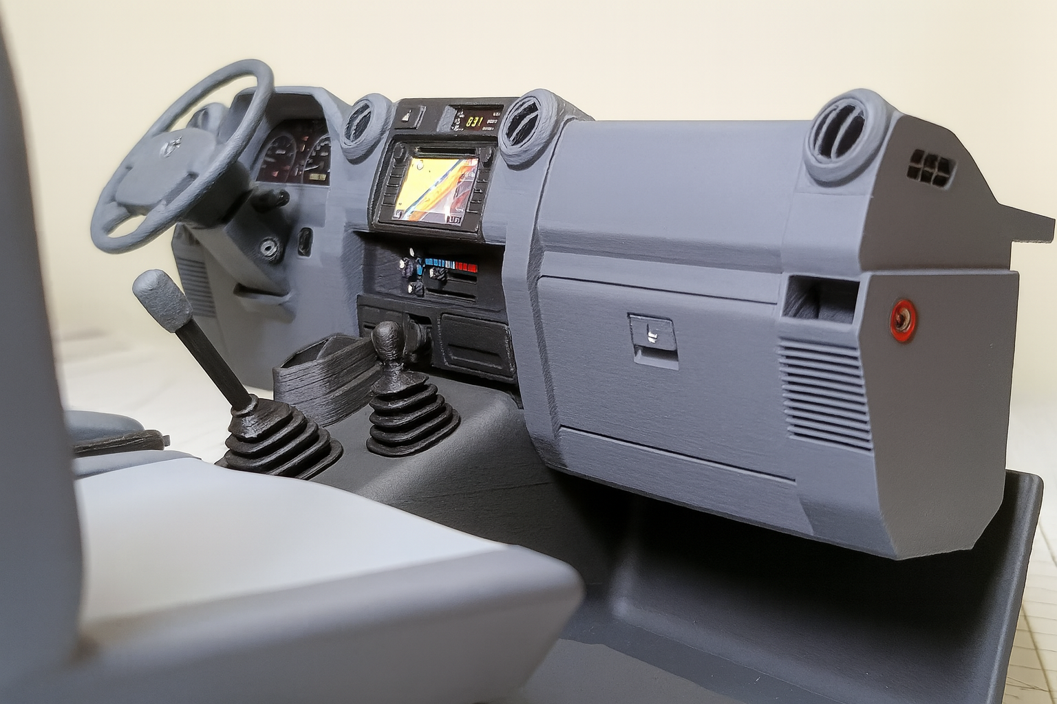 Killerbody LC70 Interior Kit – Scale RC Interior for KB LC70 Body | Dashboard, Seats, Door Panels, Console