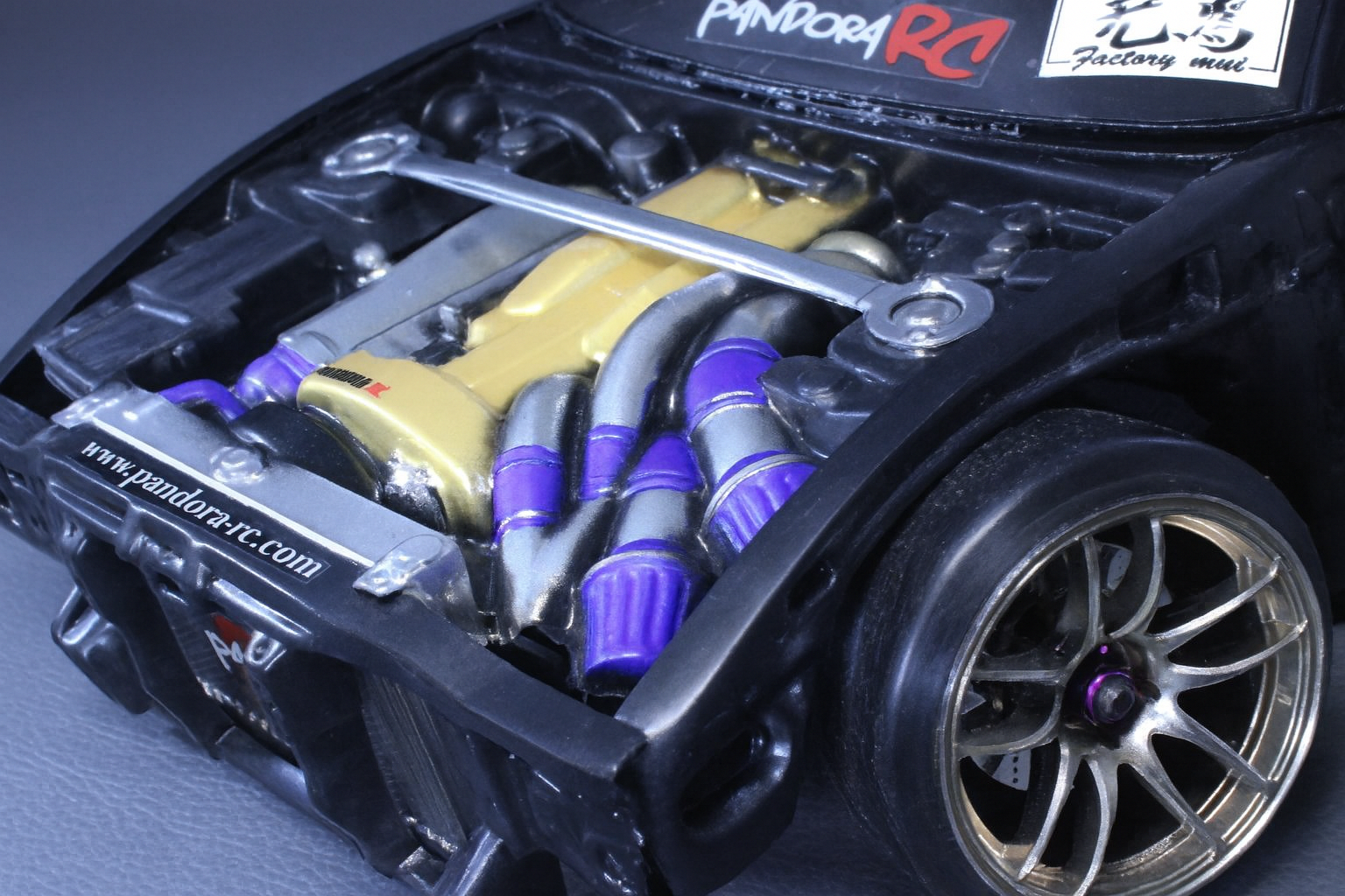 Pandora Engine Set <SR / RB / FA> – 1/10 RC Polycarbonate Accessory Kit | PAI-801