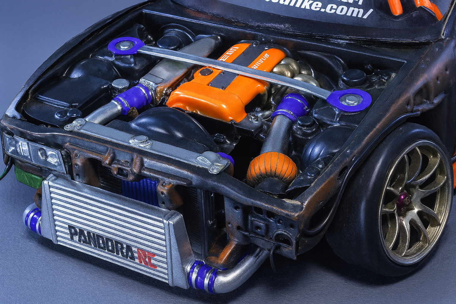 Pandora Engine Set <SR / RB / FA> – 1/10 RC Polycarbonate Accessory Kit | PAI-801