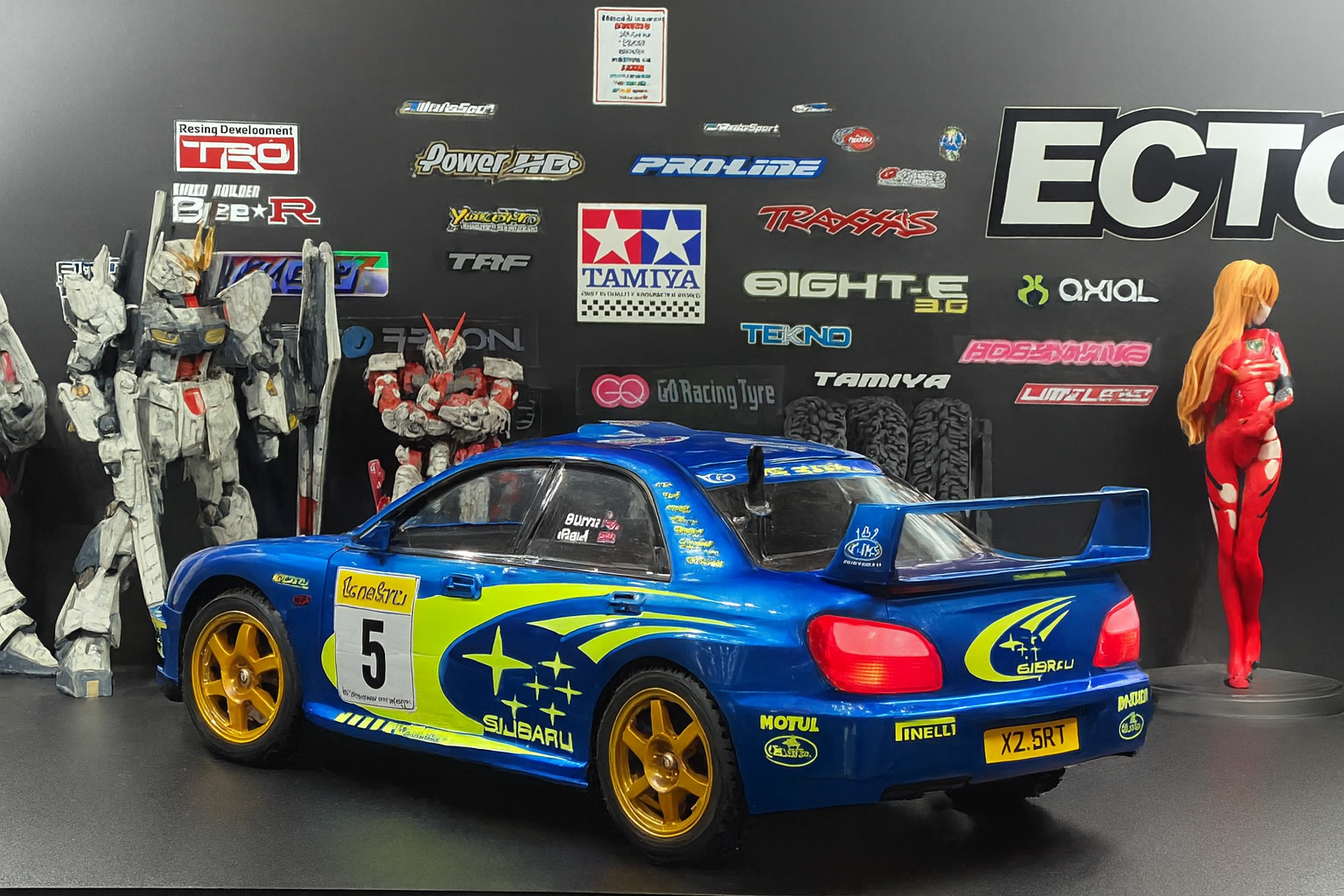 Tamiya Subaru Impreza WRC “Bug Eye” RTR — 1/10 RC Rally Car with LED Headlights & Taillights (Rare Collectible)