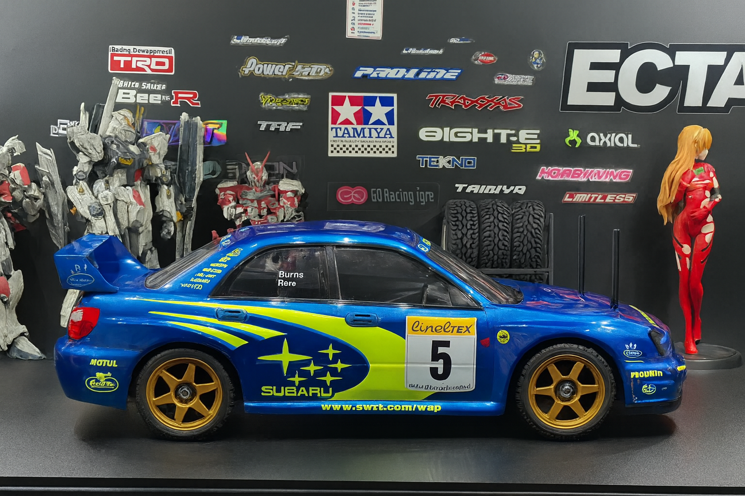 Tamiya Subaru Impreza WRC “Bug Eye” RTR — 1/10 RC Rally Car with LED Headlights & Taillights (Rare Collectible)