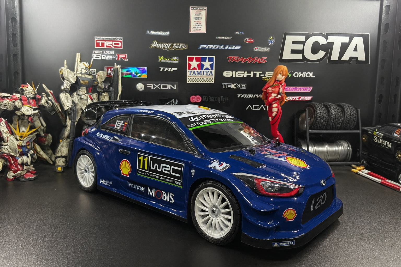 Team C Hyundai i20 WRC RTR — 1/10 RC Rally & Drift Car with LED Headlights & Taillights