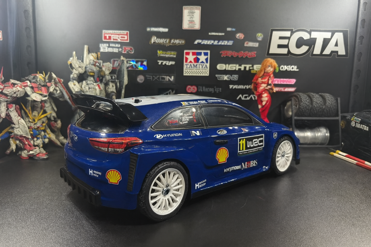 Team C Hyundai i20 WRC RTR — 1/10 RC Rally & Drift Car with LED Headlights & Taillights