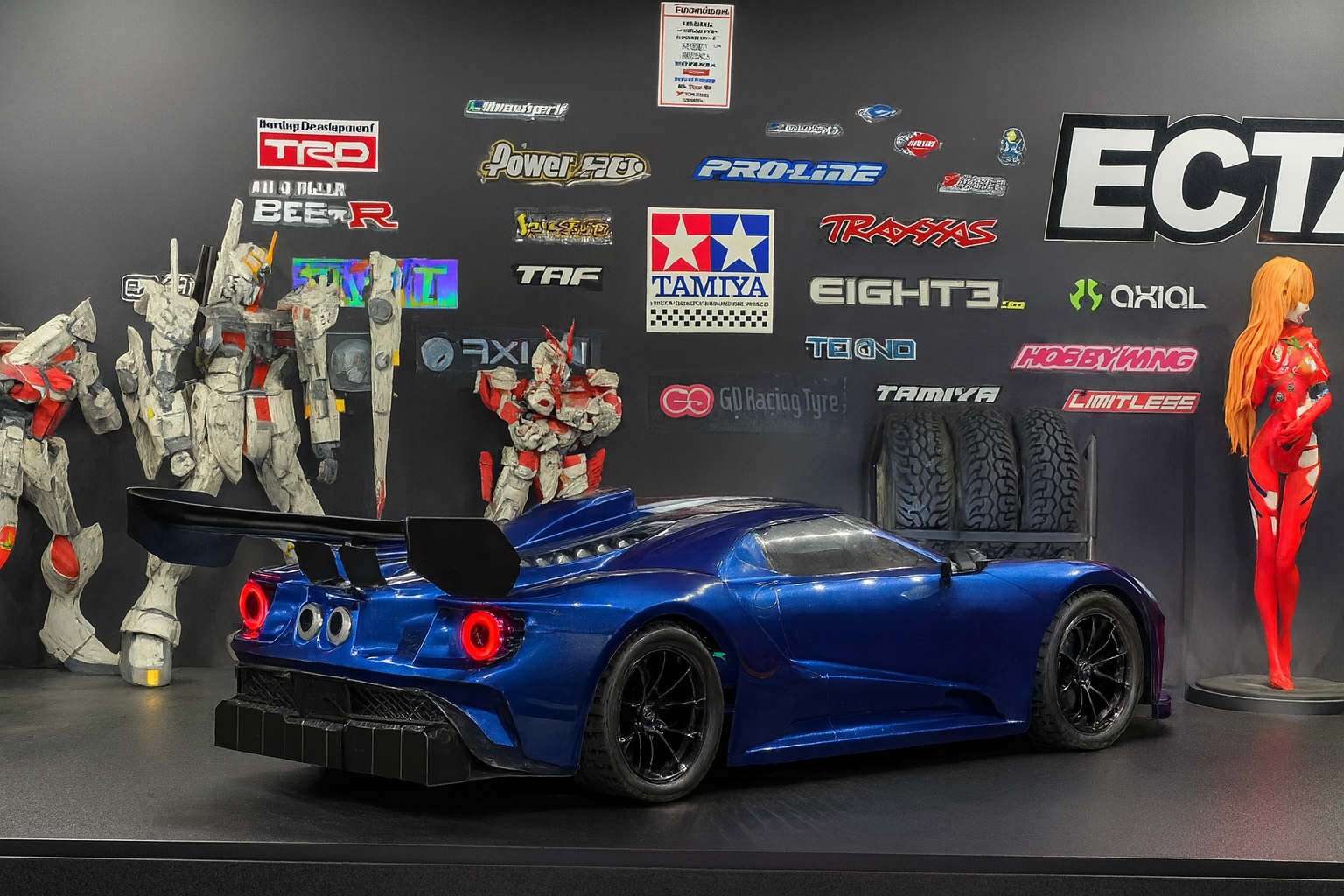 Tamiya Ford GT MkII 2020 RTR (58689) — 1/10 RC Touring Car TT-02 Chassis with Licensed Body