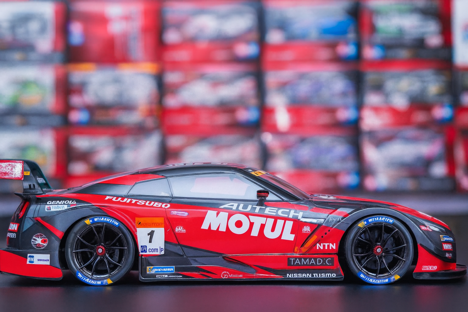 Tamiya Motul Autech Nissan GT-R R35 RTR (58625) — 1/10 RC Touring Car TT-02 Chassis with Licensed Super GT Body