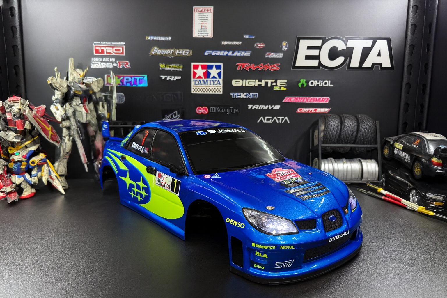 Tamiya Subaru Impreza WRX STI (9th Gen) – 1/10 RC Body Shell Only | Custom with LED Lights