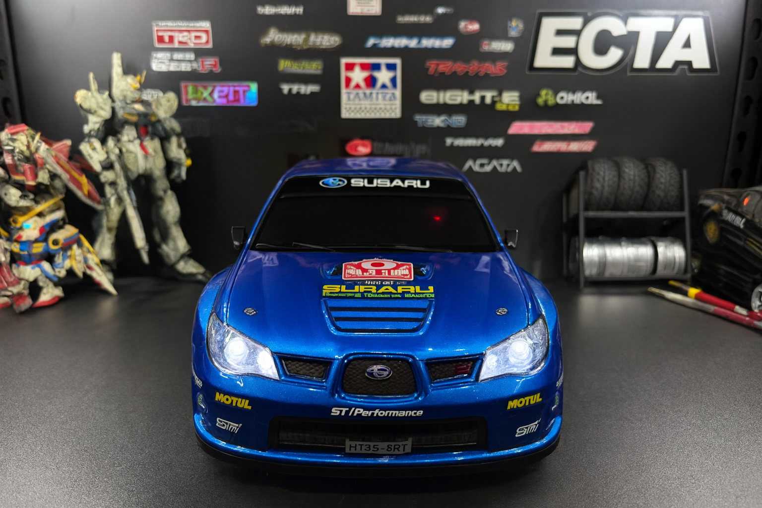 Tamiya Subaru Impreza WRX STI (9th Gen) – 1/10 RC Body Shell Only | Custom with LED Lights