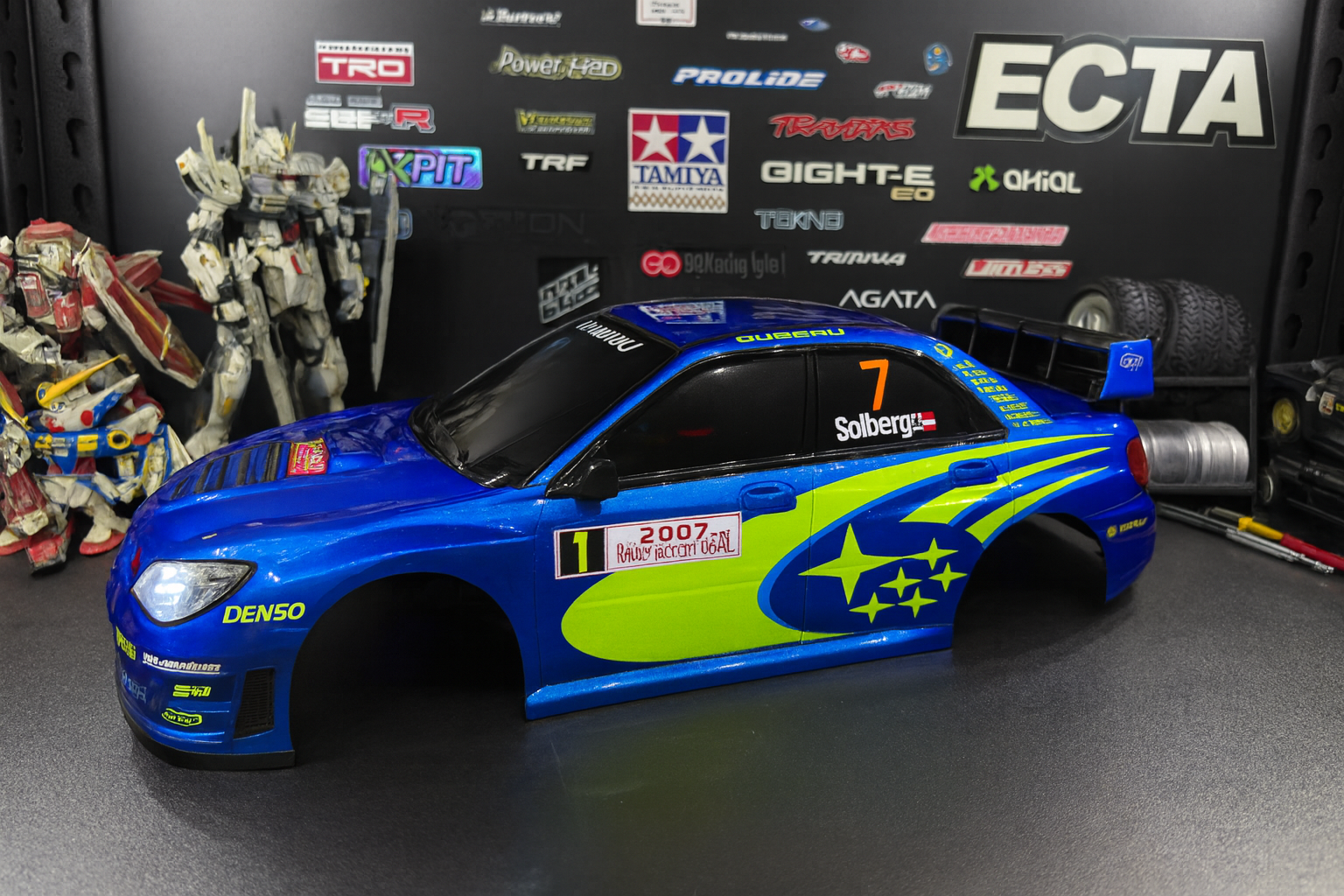 Tamiya Subaru Impreza WRX STI (9th Gen) – 1/10 RC Body Shell Only | Custom with LED Lights
