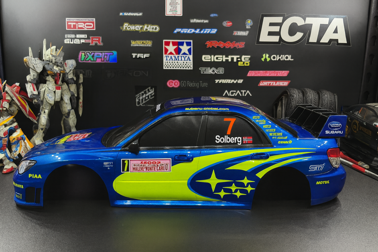 Tamiya Subaru Impreza WRX STI (9th Gen) – 1/10 RC Body Shell Only | Custom with LED Lights