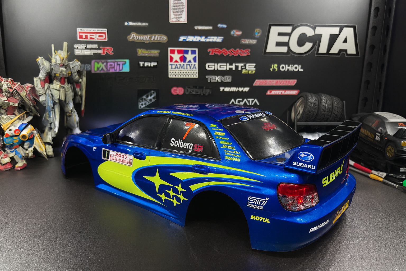 Tamiya Subaru Impreza WRX STI (9th Gen) – 1/10 RC Body Shell Only | Custom with LED Lights