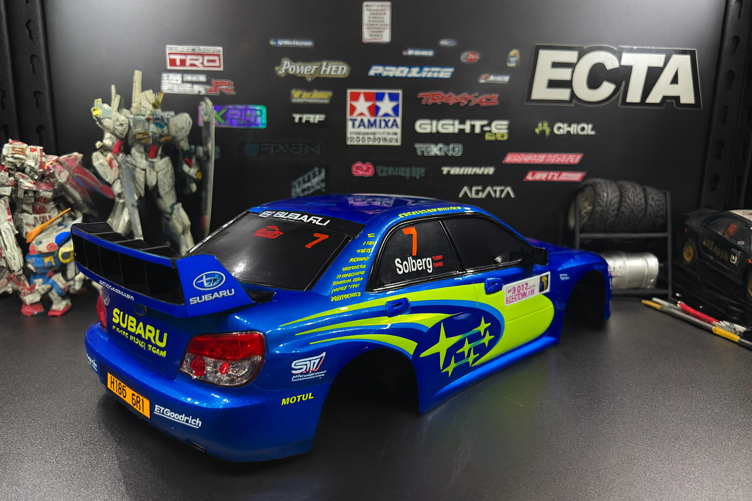 Tamiya Subaru Impreza WRX STI (9th Gen) – 1/10 RC Body Shell Only | Custom with LED Lights