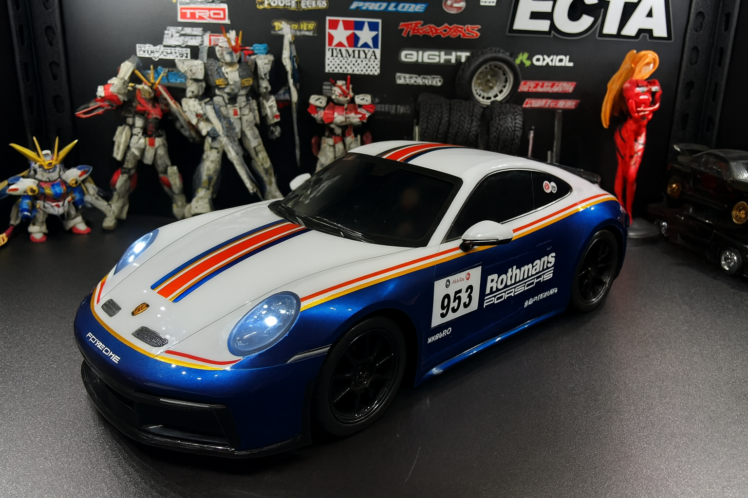 Tamiya Porsche 911 GT3 (992) – 1/10 RC Body Shell Only | 251mm (#51705) with LED Lights