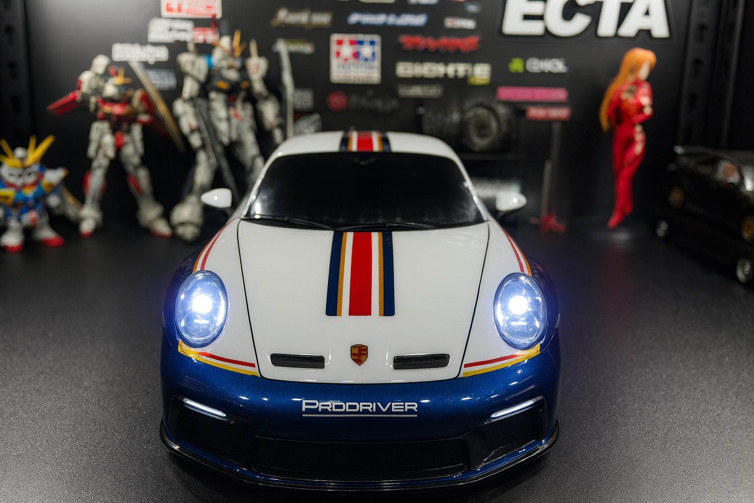 Tamiya Porsche 911 GT3 (992) – 1/10 RC Body Shell Only | 251mm (#51705) with LED Lights