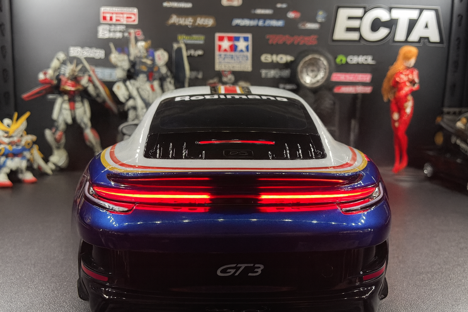 Tamiya Porsche 911 GT3 (992) – 1/10 RC Body Shell Only | 251mm (#51705) with LED Lights