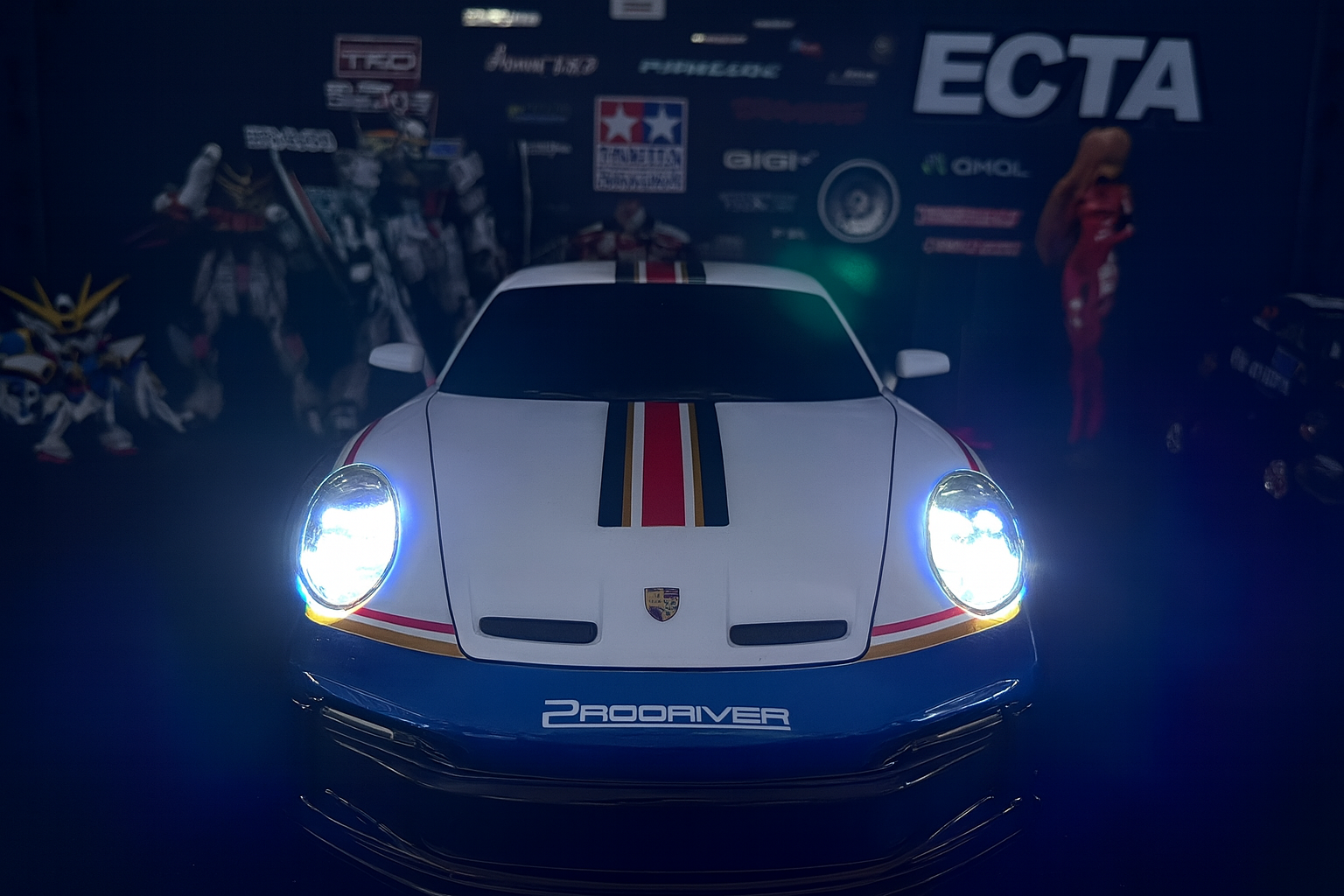 Tamiya Porsche 911 GT3 (992) – 1/10 RC Body Shell Only | 251mm (#51705) with LED Lights