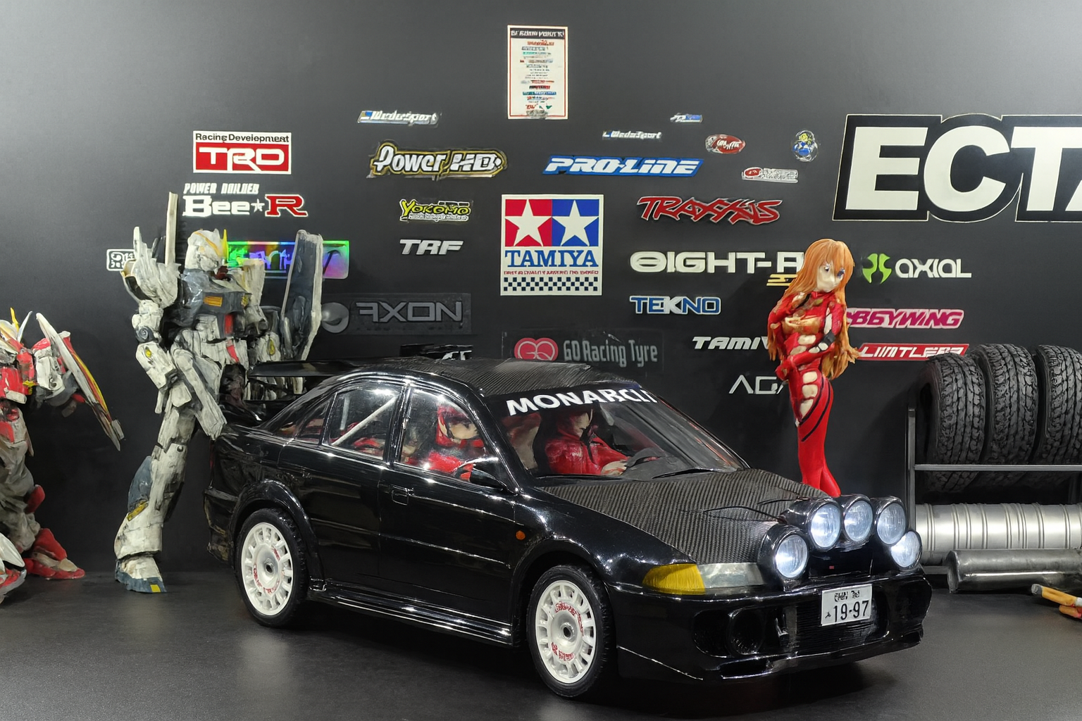 Tamiya Mitsubishi Lancer Evolution V Evo 5 RTR (587XX) — 1/10 RC Rally Car XV-01 Chassis with LED Headlights & Taillights