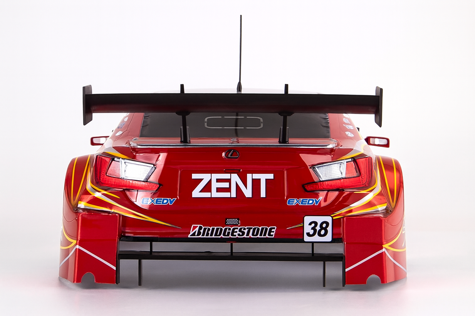 Killerbody Toyota ZENT CERUMO RC F — 1/10 Finished RC Body Shell (48661, Super GT)