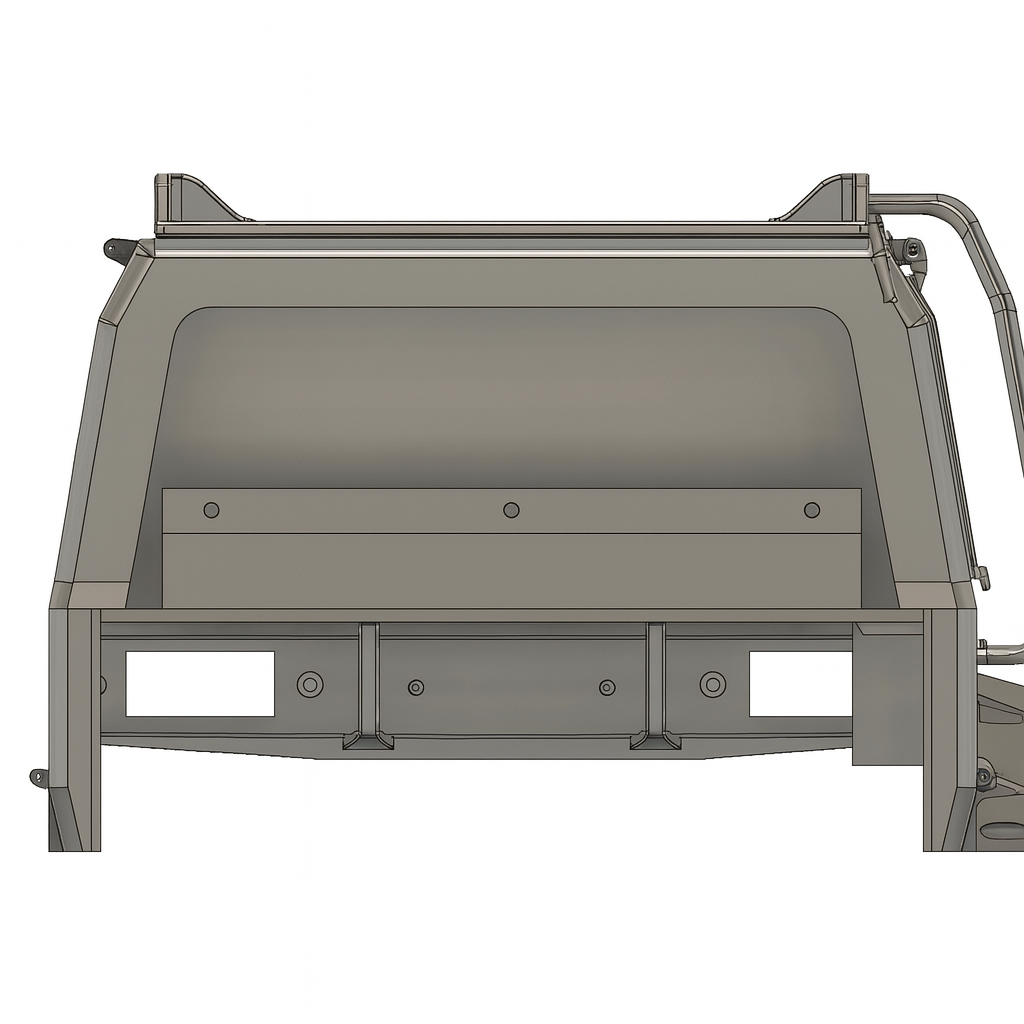 Toyota LC70 Overland Rear Bed Rig — 1/10 RC Crawler Accessory for 313mm Chassis