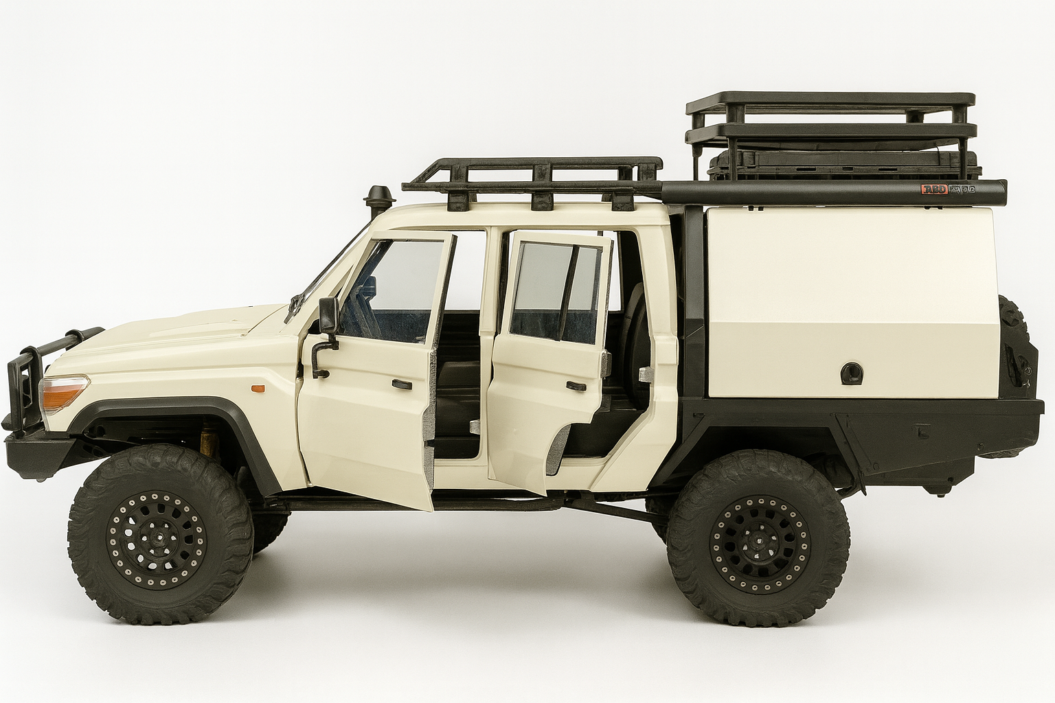 Toyota Land Cruiser LC79 – 1/10 RTR RC Scale Truck | Killerbody LC70 Body with Custom 3D Parts