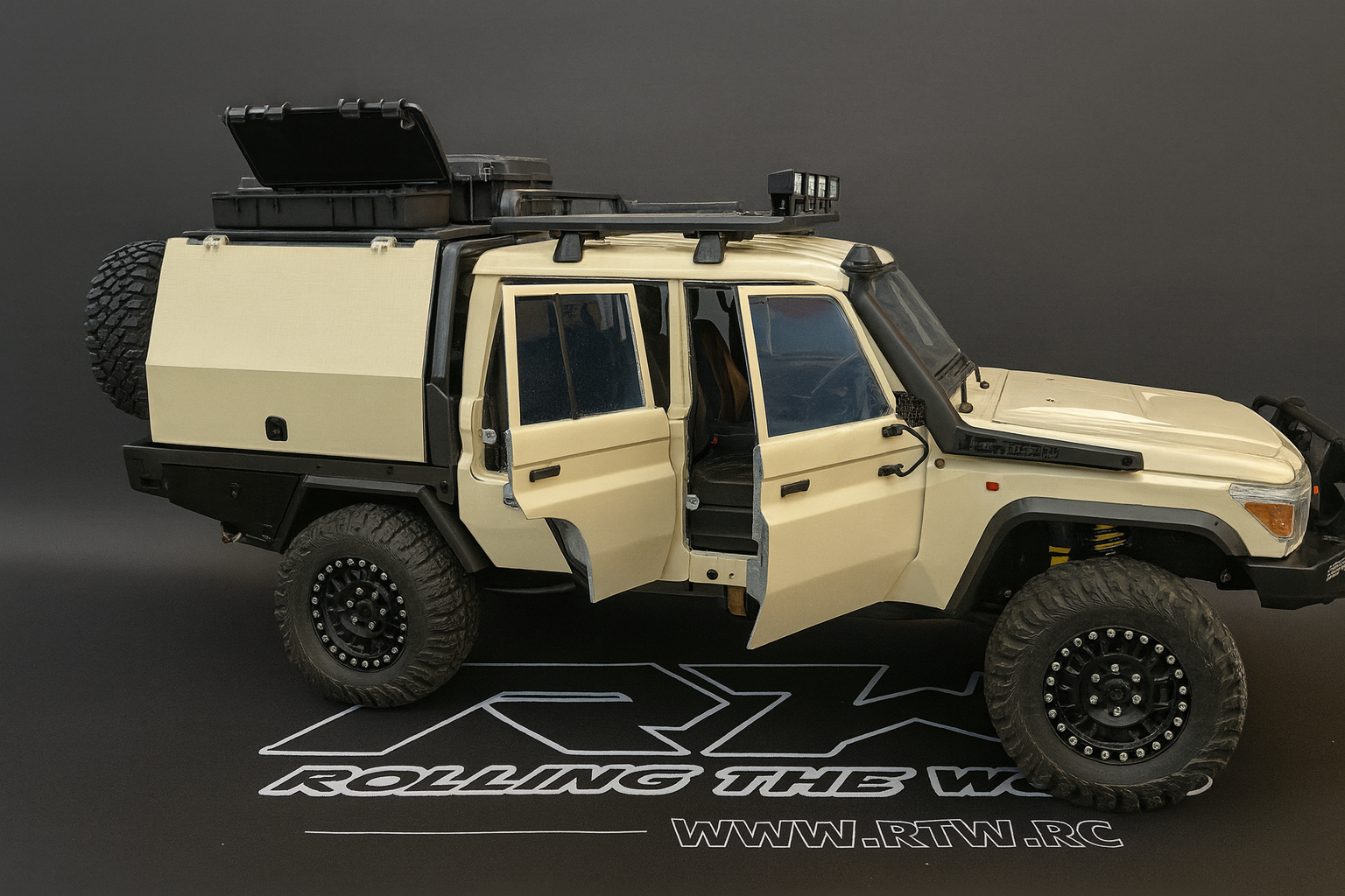 Toyota Land Cruiser LC79 – 1/10 RTR RC Scale Truck | Killerbody LC70 Body with Custom 3D Parts