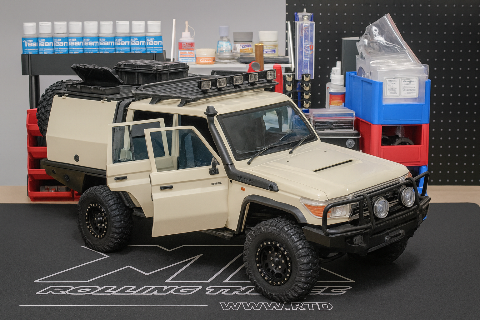 Toyota Land Cruiser LC79 – 1/10 RTR RC Scale Truck | Killerbody LC70 Body with Custom 3D Parts