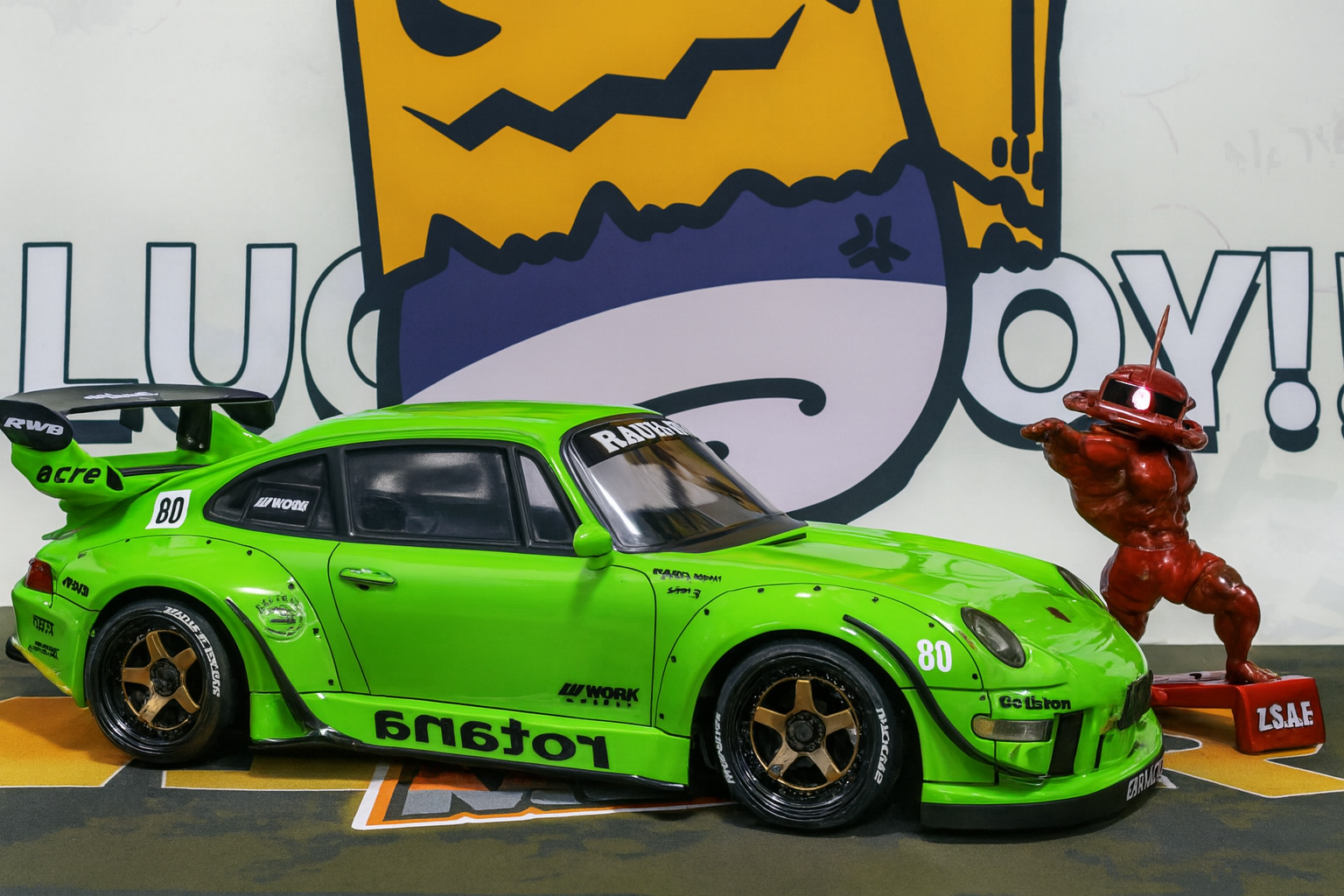 Porsche 993 1/10 Drift Body Shell — Pre-Painted Polycarbonate for Touring/Drift RC