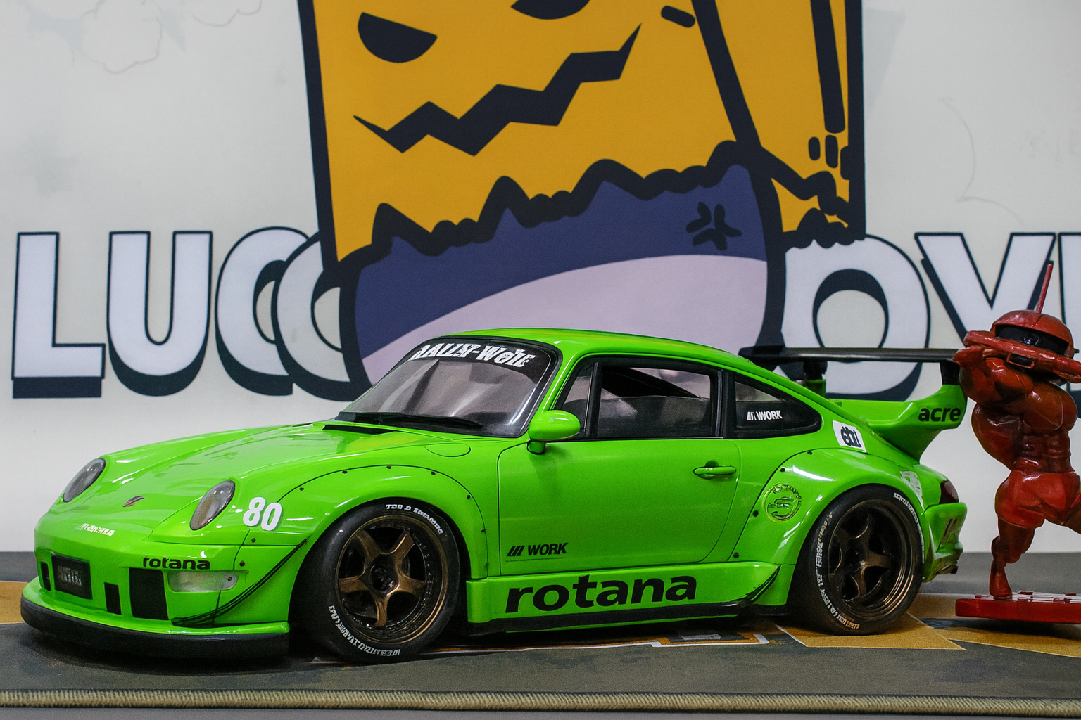 Porsche 993 1/10 Drift Body Shell — Pre-Painted Polycarbonate for Touring/Drift RC