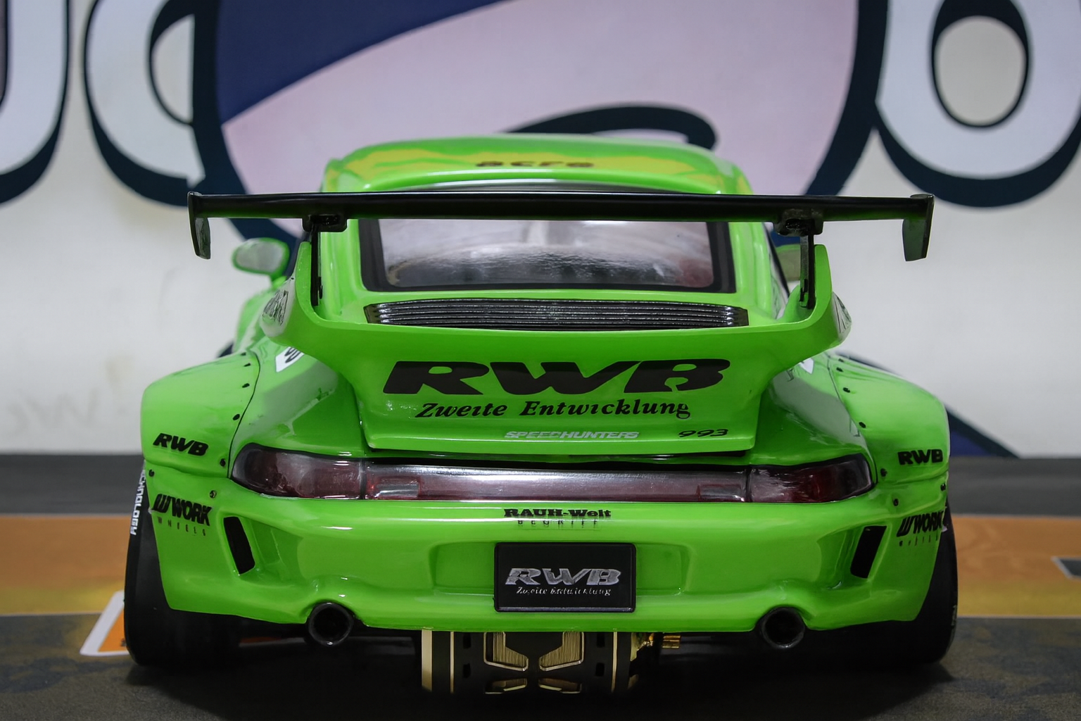 Porsche 993 1/10 Drift Body Shell — Pre-Painted Polycarbonate for Touring/Drift RC