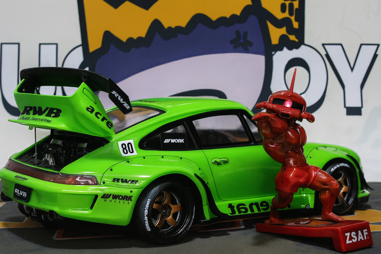 Porsche 993 1/10 Drift Body Shell — Pre-Painted Polycarbonate for Touring/Drift RC