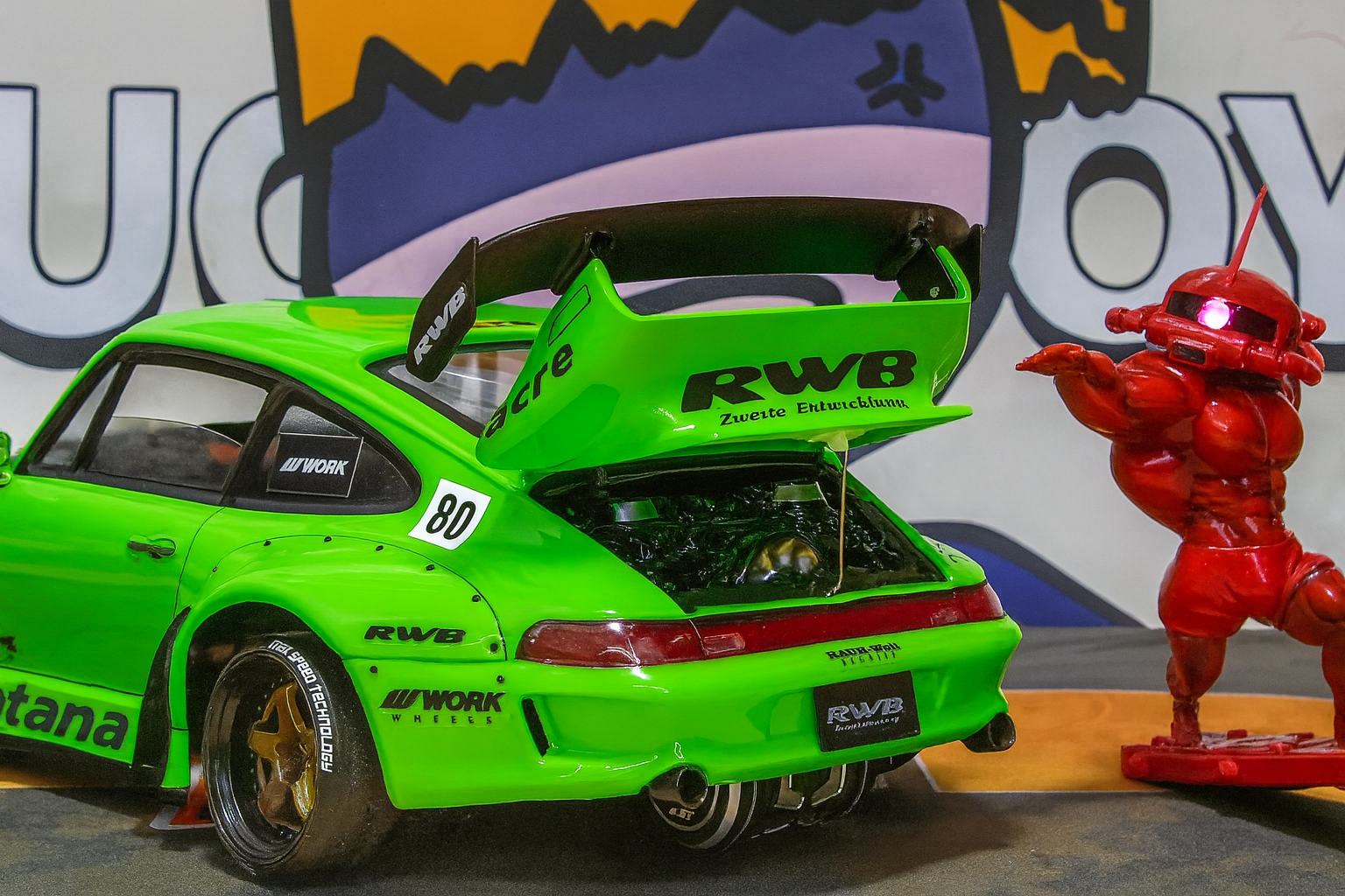 Porsche 993 1/10 Drift Body Shell — Pre-Painted Polycarbonate for Touring/Drift RC