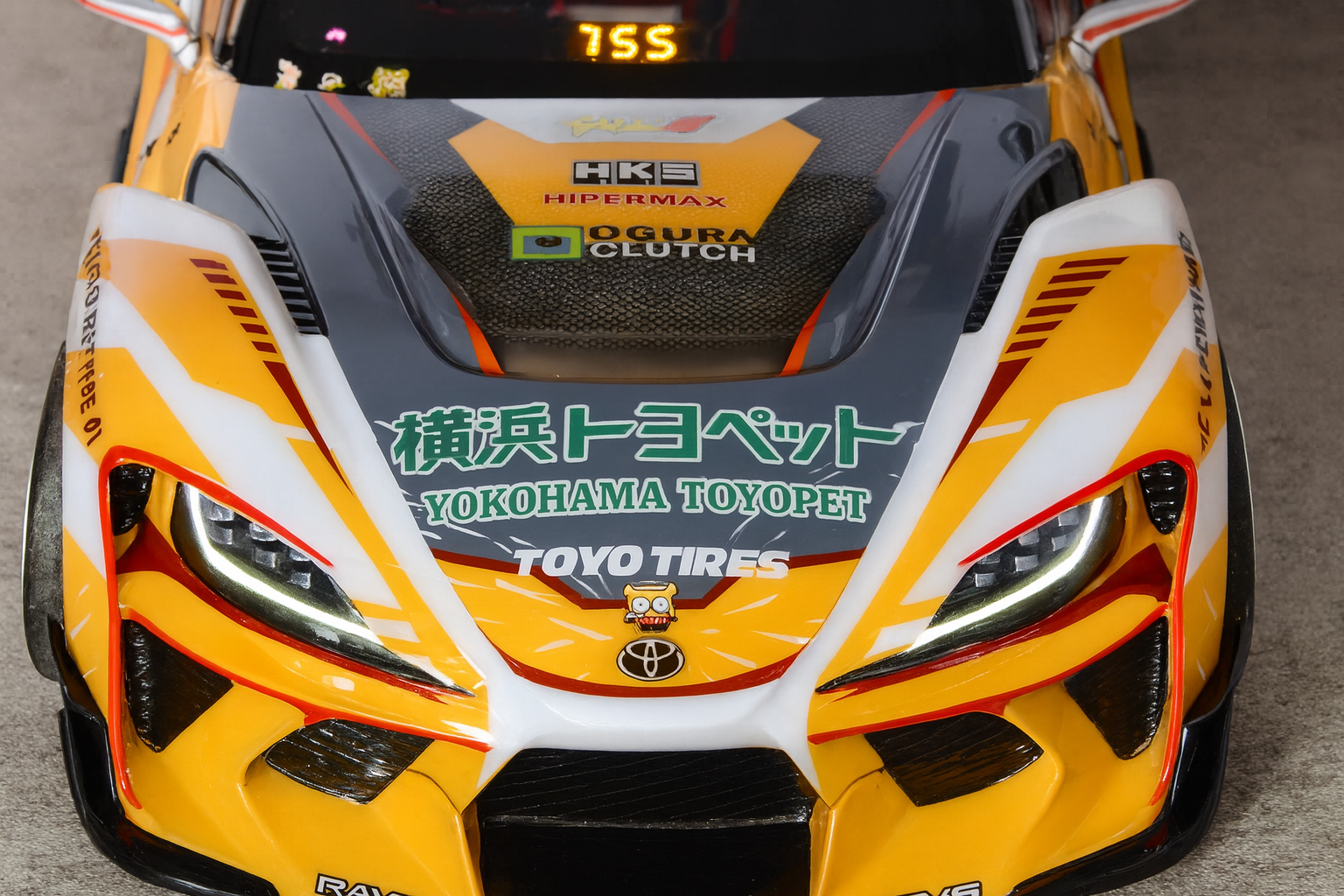 ADDICTION Toyota Supra A90 1/10 Drift Body Shell — Evangelion Unit-00 Livery, Pre-Painted