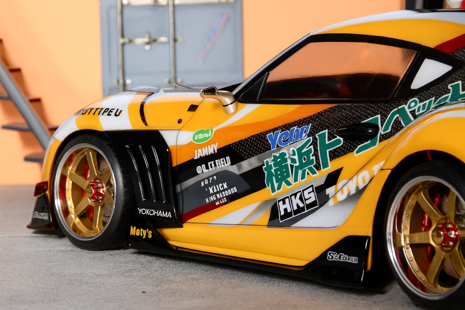 ADDICTION Toyota Supra A90 1/10 Drift Body Shell — Evangelion Unit-00 Livery, Pre-Painted