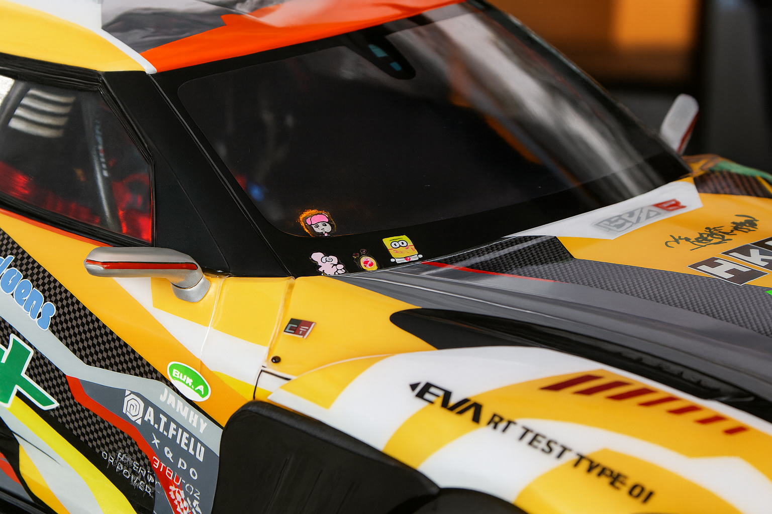 ADDICTION Toyota Supra A90 1/10 Drift Body Shell — Evangelion Unit-00 Livery, Pre-Painted