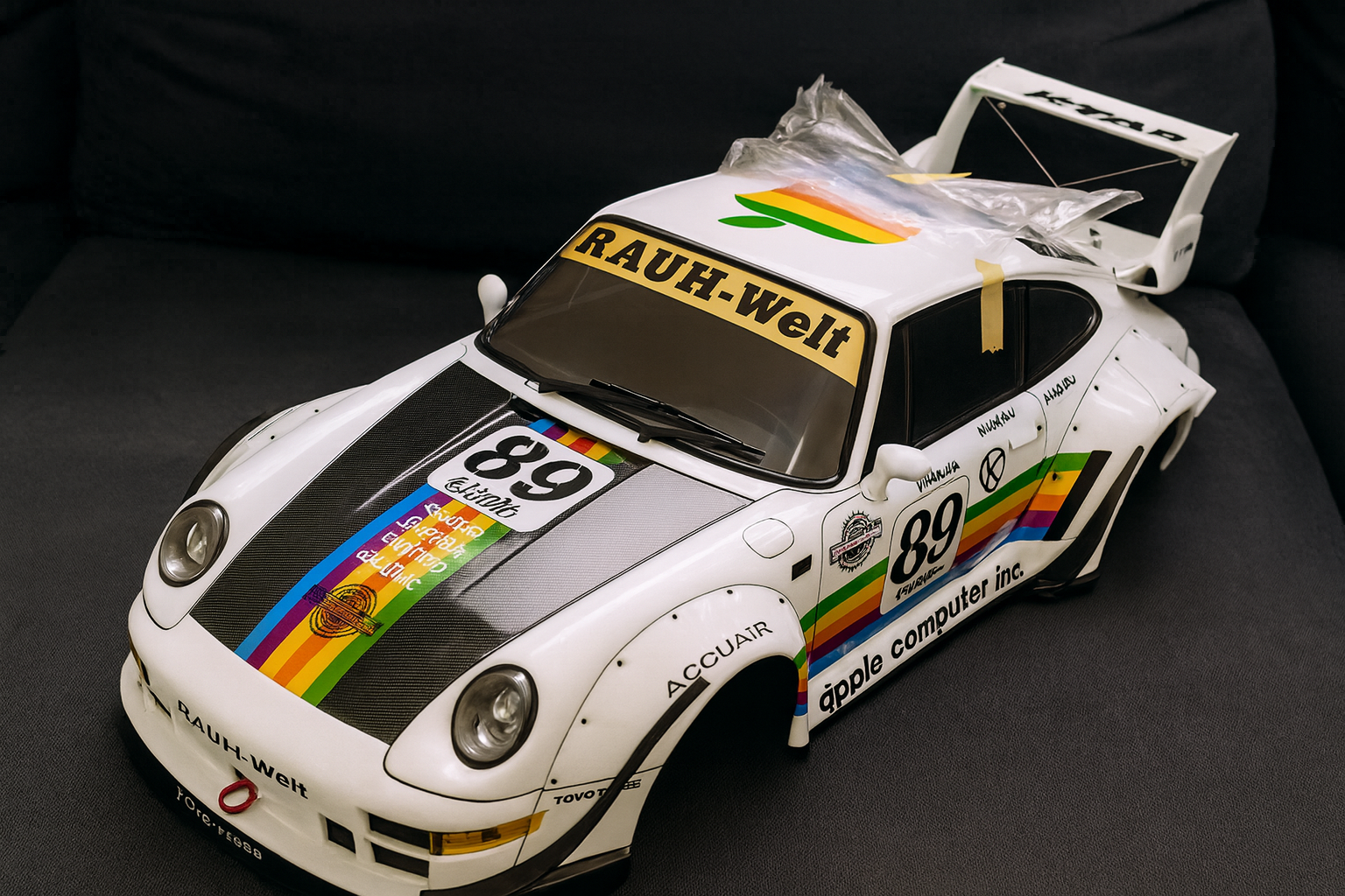 Pandora RC RWB Porsche 993 TYPE Widebody — 1/10 Drift Body Shell Pre-Painted with Realistic LED Headlights & Taillights