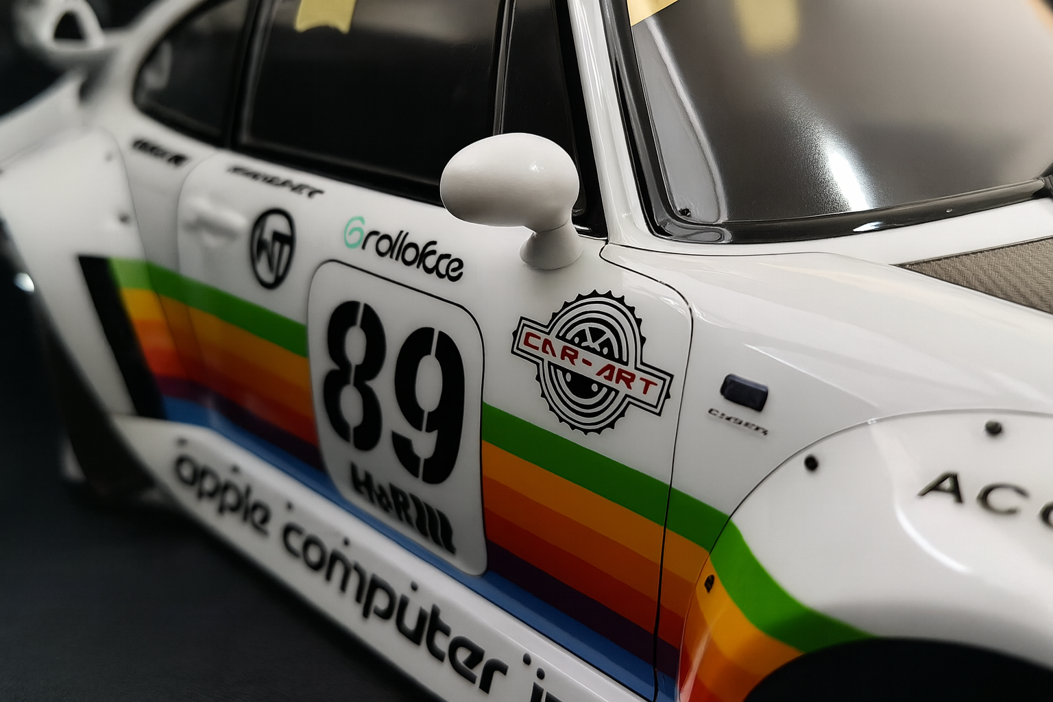 Pandora RC RWB Porsche 993 TYPE Widebody — 1/10 Drift Body Shell Pre-Painted with Realistic LED Headlights & Taillights