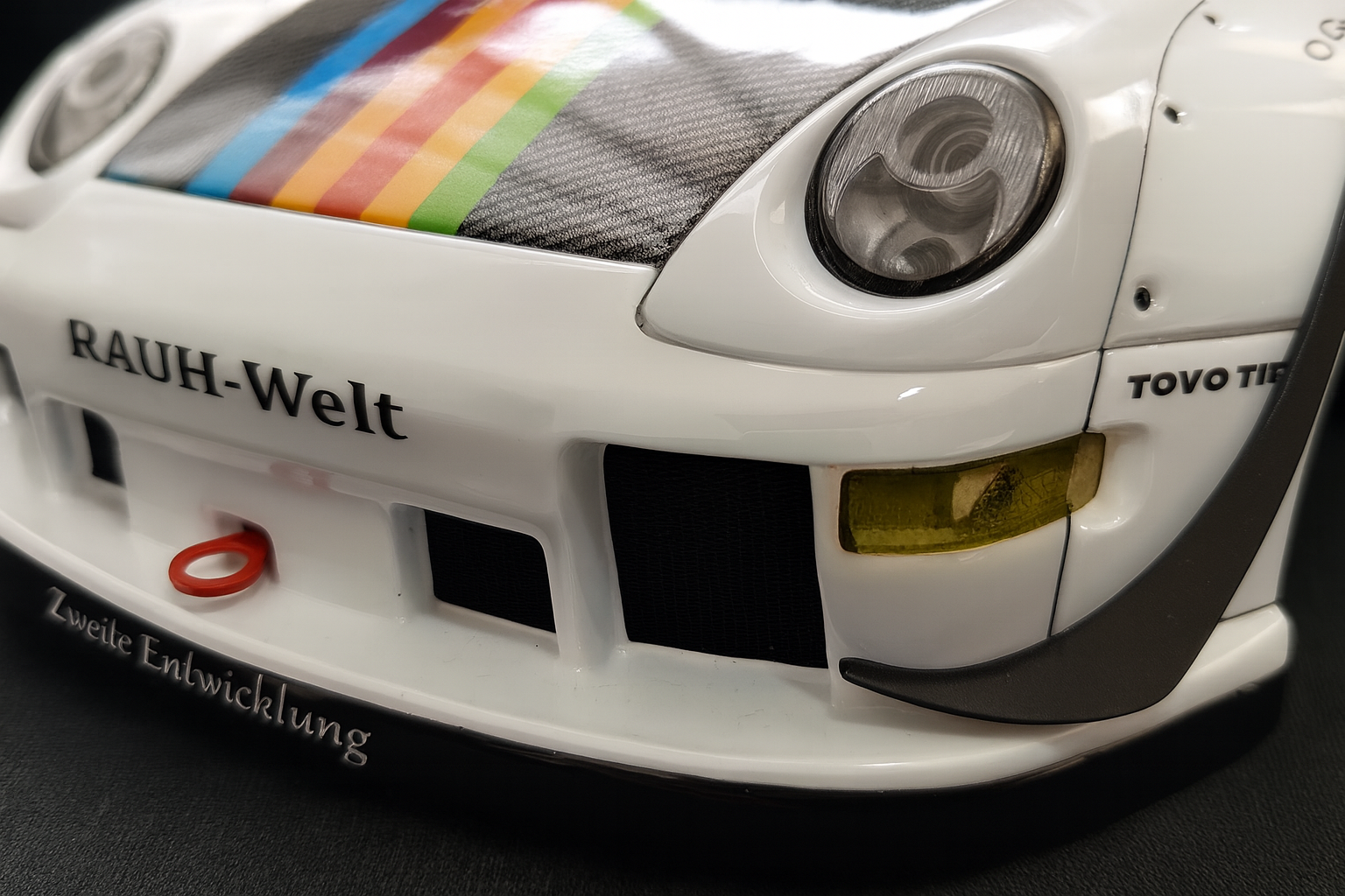 Pandora RC RWB Porsche 993 TYPE Widebody — 1/10 Drift Body Shell Pre-Painted with Realistic LED Headlights & Taillights