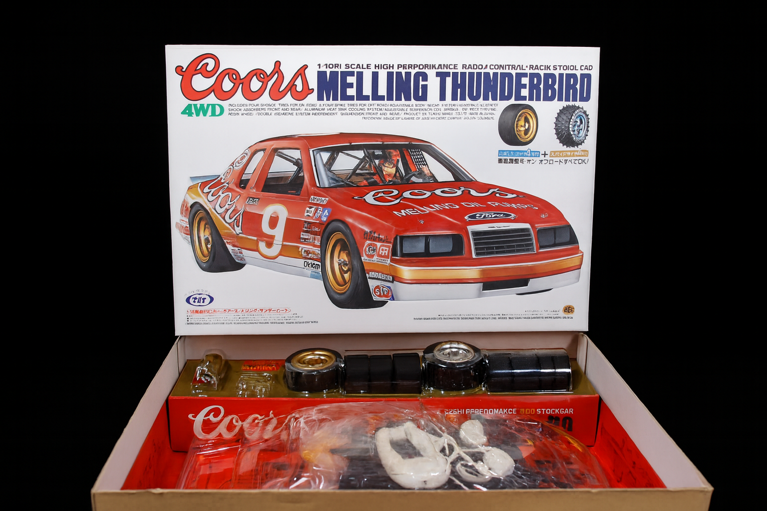 Kyosho Coors Melling Thunderbird – 1/10 4WD RC Kit (Vintage NASCAR Collectible)